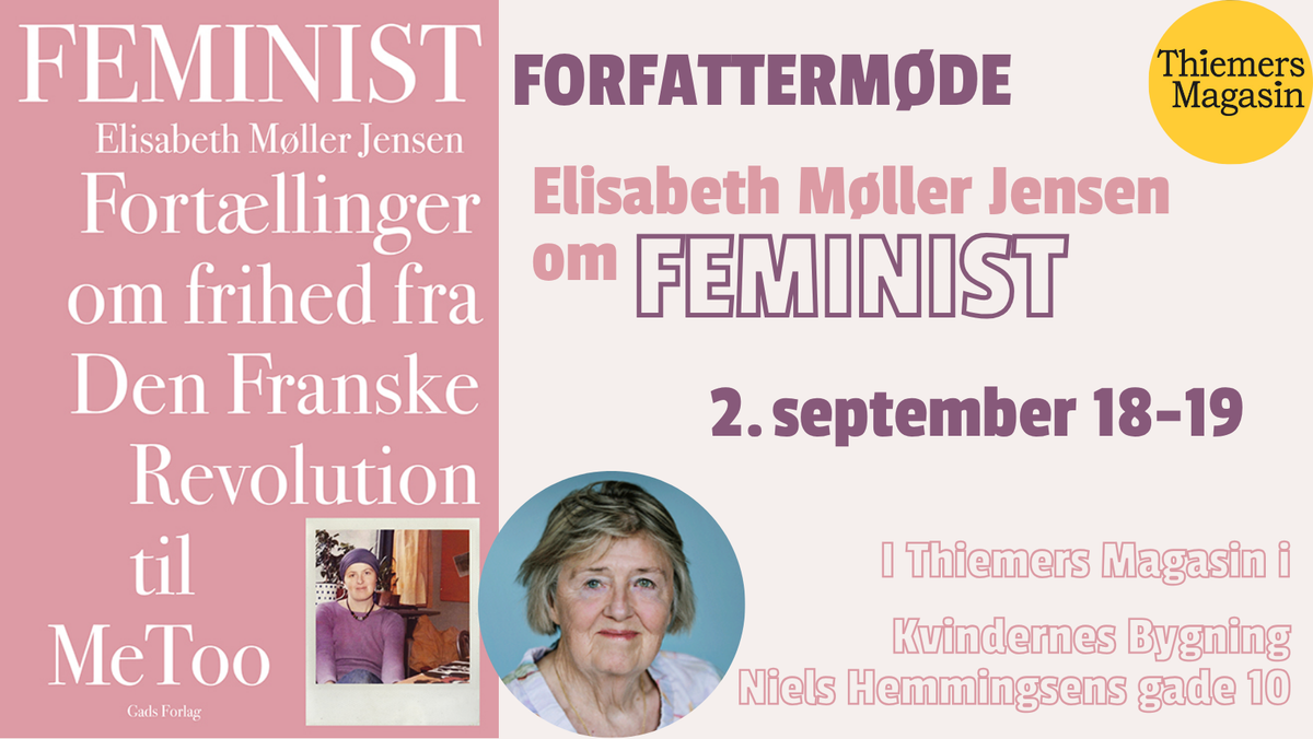 Forfattermøde: Elisabeth Møller Jensen om 'FEMINIST'