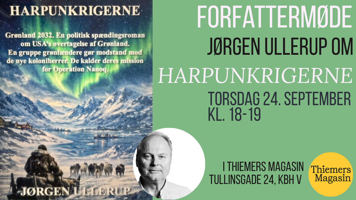 Forfattermøde: Jørgen Ullerup fortæller om 'Harpunkrigerne'