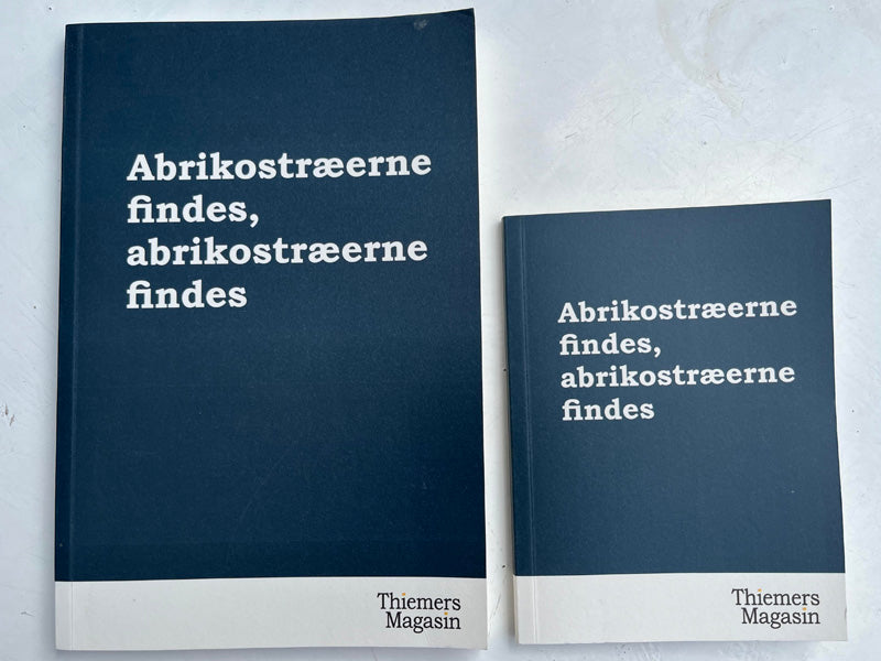 Notesbog (lille). Abrikostræerne findes, abrikostræerne findes.