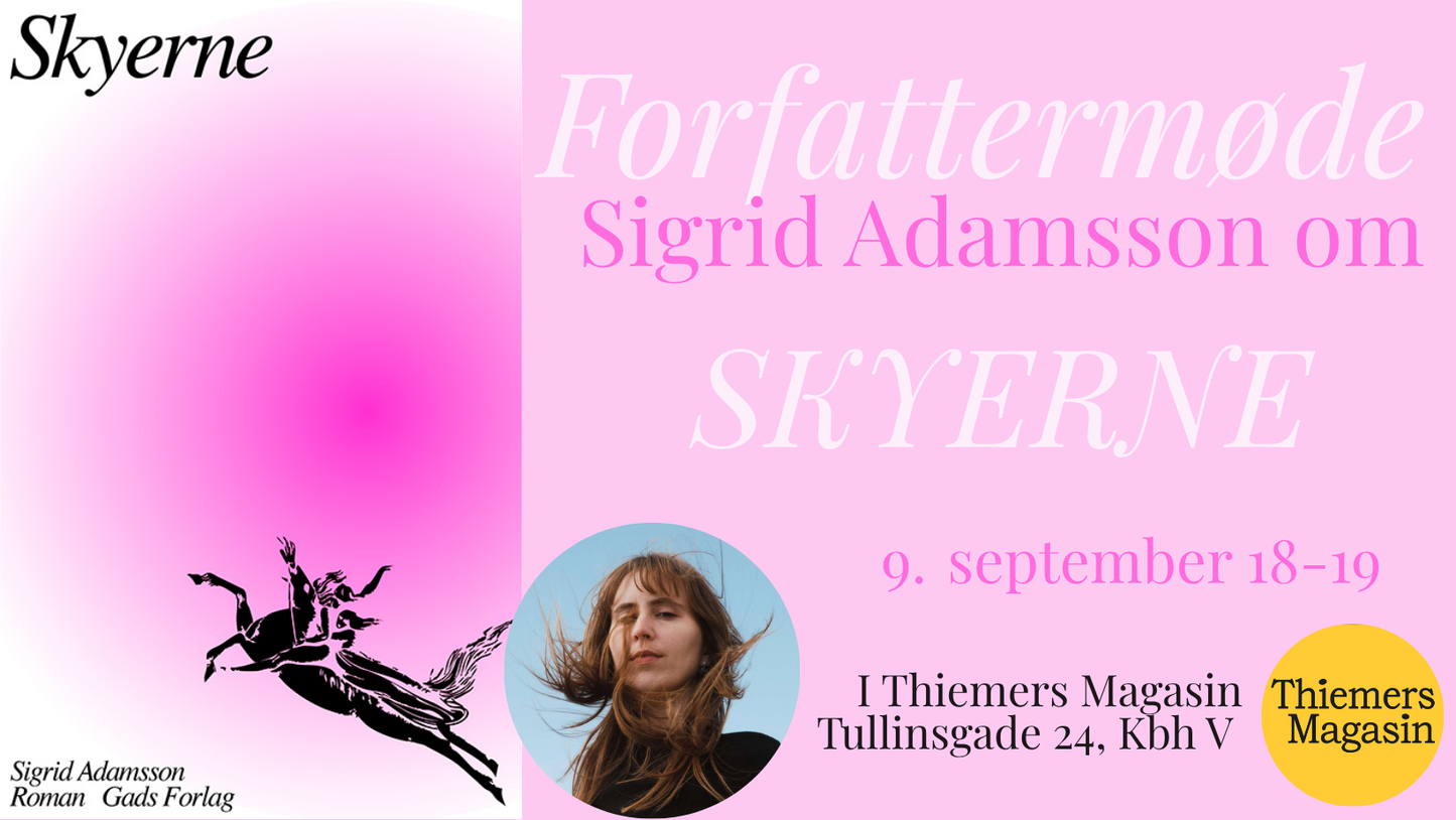 Forfattermøde: Sigrid Adamsson om 'Skyerne'