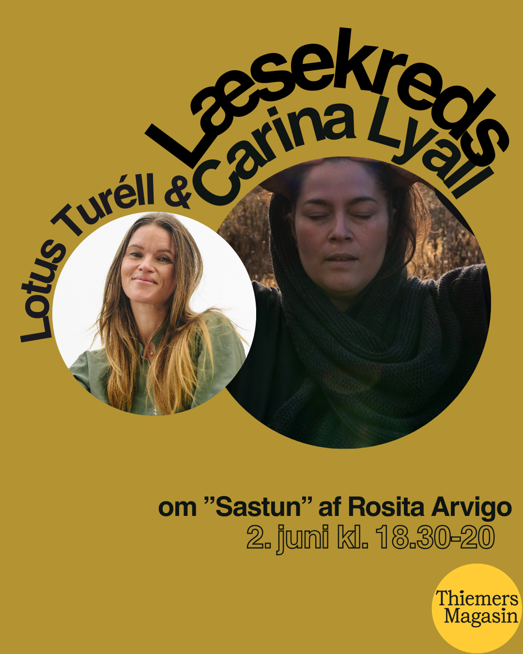 En Åben Bog - en samtalesalon med Lotus Turell og Carina Lyall om “Sastun"
