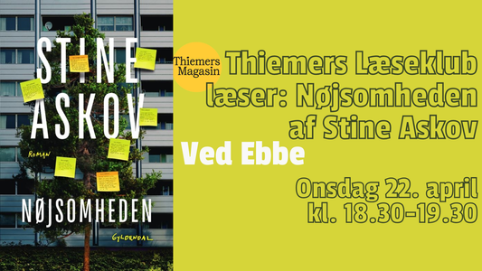 Thiemers Læseklub ved Ebbe: Nøjsomheden af Stine Askov