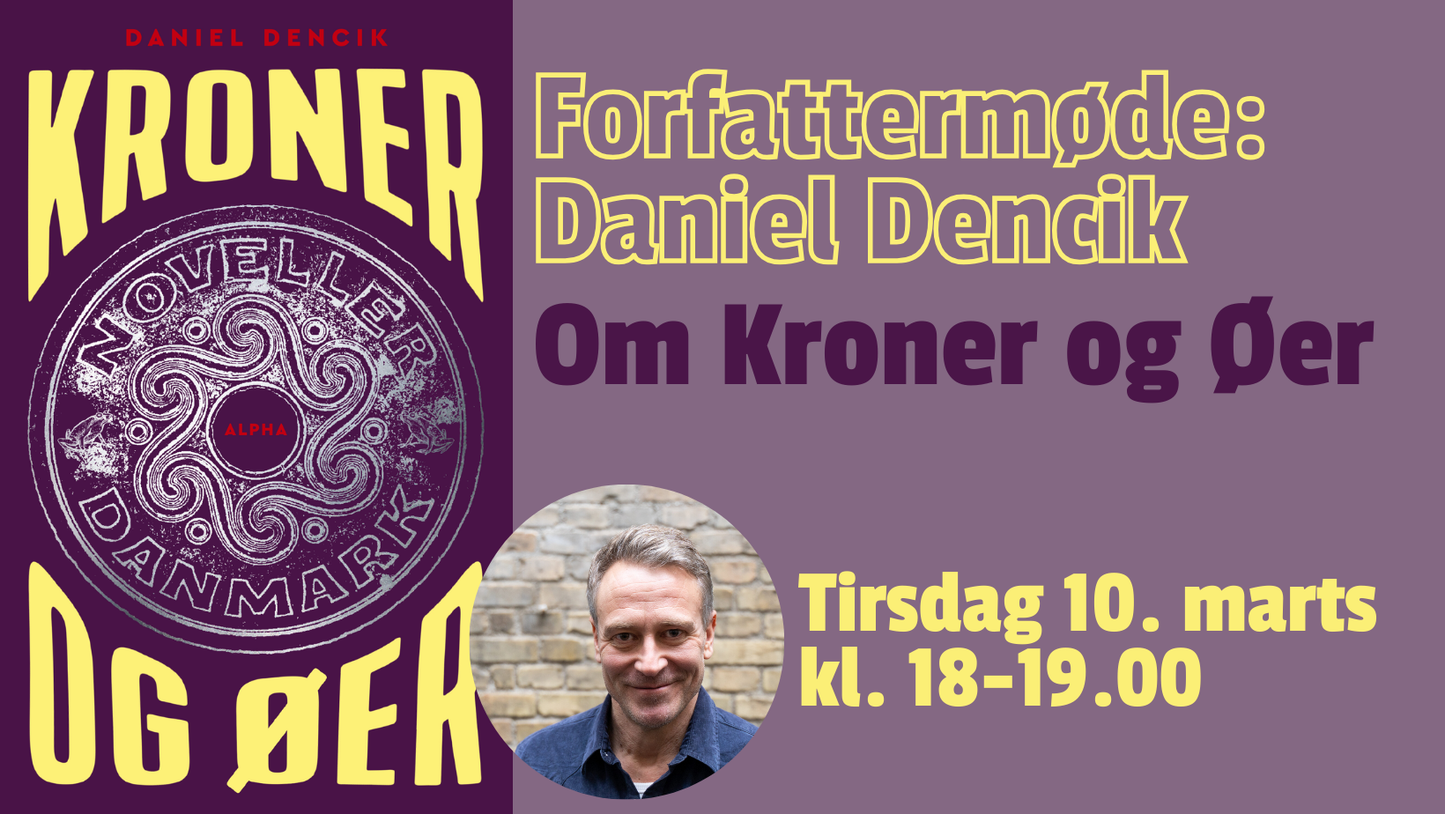 Forfattersamtale med Daniel Dencik: GULD, AKTIER, BØRN, SVIN, LAND, KUNST, KONTANTER, VIN og KRYPTO
