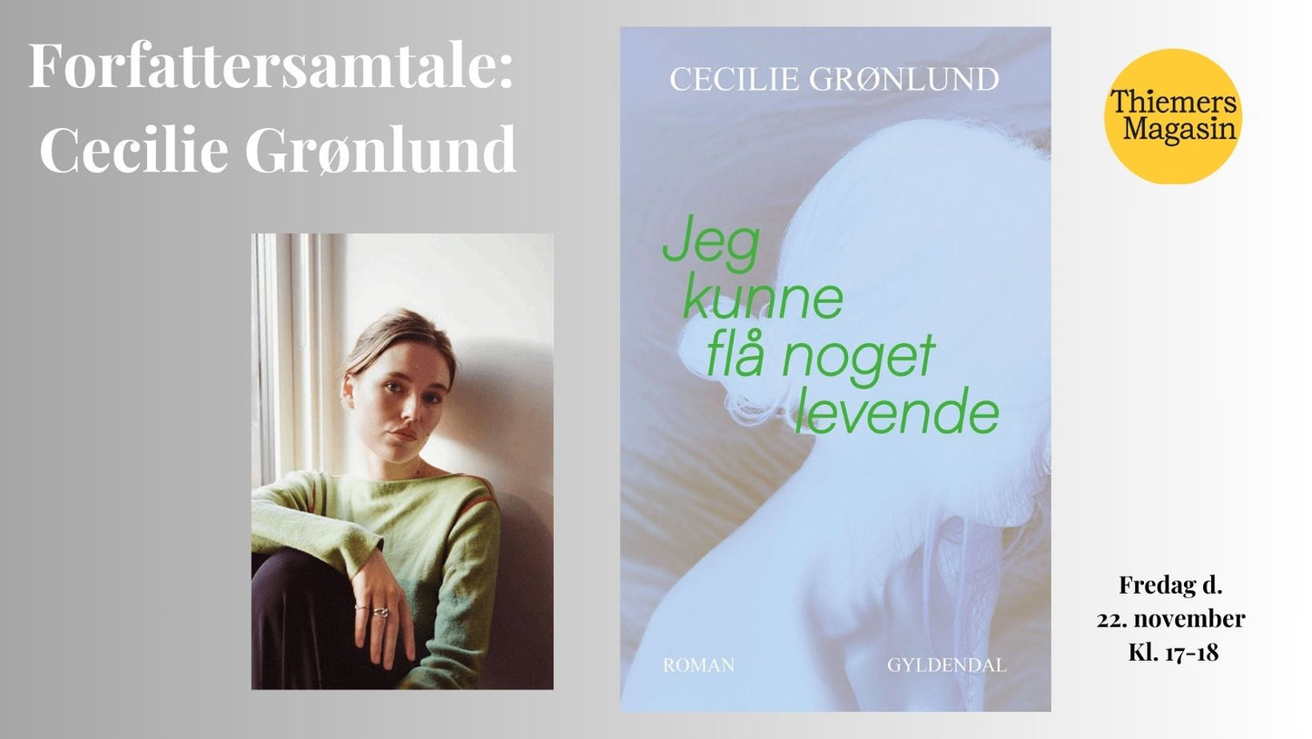 9. oktober: Oplæsning og samtale: Pia Tafdrup