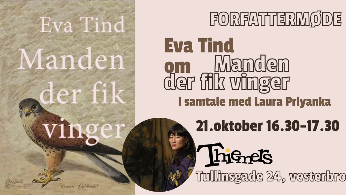 Forfattermøde: Eva Tind om Manden der fik vinger