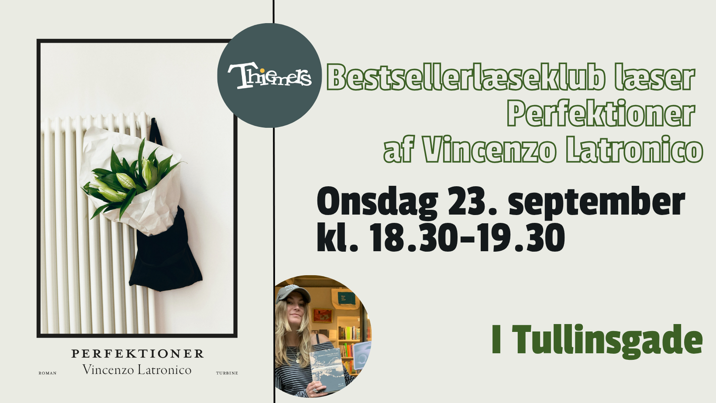 Thiemers Bestsellerlæsteklub læser Perfektioner af Vincenzo Latronico
