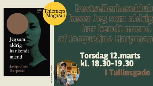 Thiemers Bestsellerlæseklub læser 'Jeg som aldrig har kendt mænd af Jacqueline Harpman'