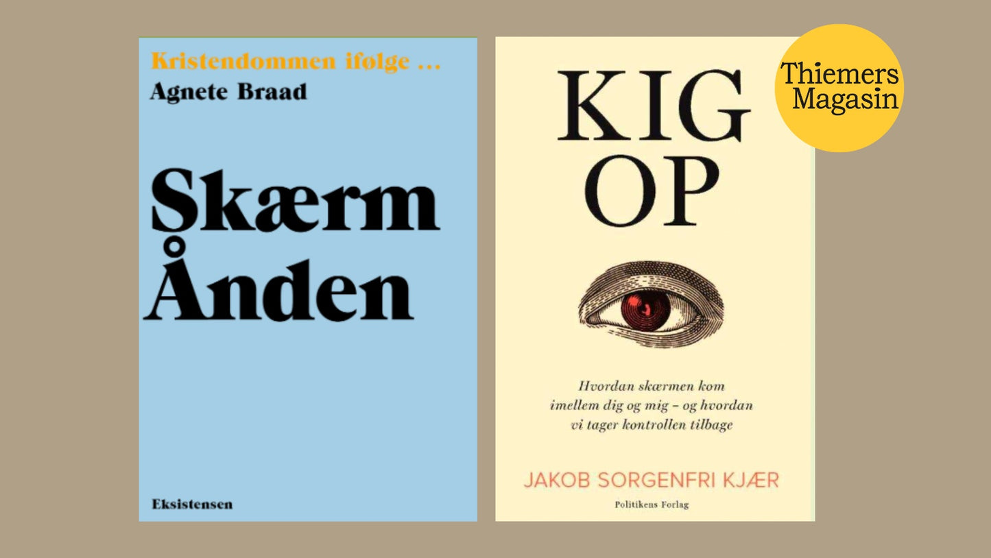 Forfattersamtale: Agnete Braad og Jakob Sorgenfri Kjær om "Skærm ånden" og "Kig op"